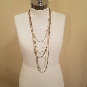 Sassy Lia Sophia gold toned layered necklace